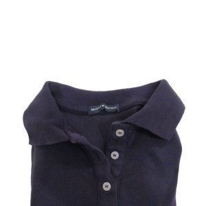 NAVY BLUE BRANDY MELVILLE SLEEVELESS COLLARED POLO